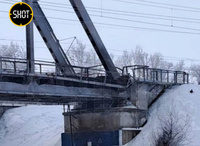 💥👍В Самарской области подорвали опоры железнодорожного моста